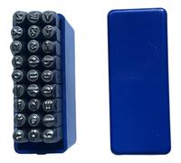 Juego de sellos de acero de ingeniería de precisión con 27 piezas para impresiones uniformes de texto limpio en piezas de metal y artículos de cuero