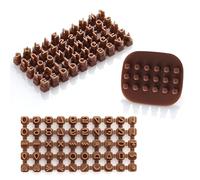 Juego de sellos de letras para arcilla con Herramientas Combinadas Plástico Sellos de Letras y Numeros Diminuto Sello de Galletas Moldes para Galletas con Letras Cerámica Proyectos de Bricolaje