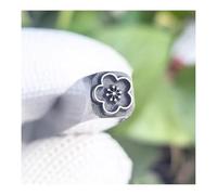 Juego de sellos de metal, sellos de acero para fabricación de joyas, artesanía de cuero, proyectos de bricolaje y tallado de madera(Pattern 14-1 PCS,7mm)