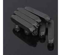 Juego de sellos de números para proyectos de cuero y metal, 9 sellos de números arábigos (3 mm)