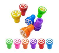 Juego de sellos de riel de perrito - Fun Stamps Incisive Stamps, Novety Seal Kit | Pantalla de incentivos, herramientas de artesanía educativa, para estudiantes adecuados para proyectos de arte de