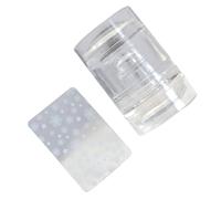 Juego de sellos de silicona 3 en 1 con raspador para una fácil transferencia de patrones y manicura, diseño de arte rápido y fácil, juego de estampado de uñas portátil