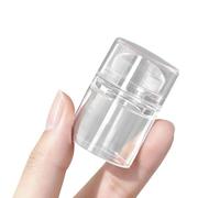 Juego de sellos de uñas portátiles con patrones en miniatura y base transparente para manicura profesional, sello de uñas de múltiples diseños