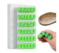 Juego de sellos del alfabeto para cerámica de arcilla, sellos, alfabeto, números y símbolos, prensa pequeña para fondant, joyería, escuela, vacaciones, boda, decoración para tartas de cumpleaños