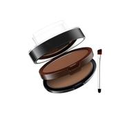 Juego de sellos en polvo para cejas portátiles con plantilla, B2 | Brocha compacta de tonos para un maquillaje de rutina cómodo