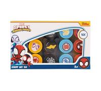 Juego de sellos para niños Spidey y sus superamigos, 15 juguetes de sello de Marvel, juego de manualidades a partir de 3 años, caja de sellos para cumpleaños infantiles, manualidades y obsequios