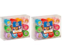 Juego de sellos - Sellos autoentintados en diferentes motivos de la Patrulla Canina de Chase, Marshall, Skye, Rubble, Zuma - Regalo para niños (Paquete de 2)