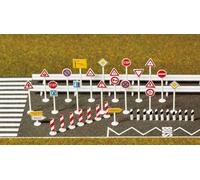 Juego De Señales De Tráfico Busch 8121 / Escala N