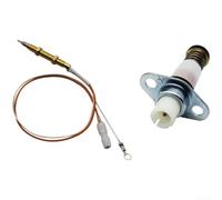 Juego de sensores de termopar de estufa de gas con sonda inductiva de cobre y válvula electromagnética para supervisión de llama (1)