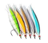 Juego de señuelos de , 5 baits, freshwater Hooked Lures, diseño de peces realistas, diseño de imitación de peces, duradero ganchos para hombres; para hombres; freshwater Trout Salmon Bass Perch