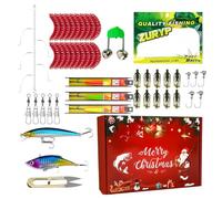 Juego de señuelos de - Accesorios de de Navidad | Juego de Accesorios de Cebo - para Exteriores de Agua Dulce, río, Lago, Estanque, Vacaciones, Familia, Noche, mañana, Camping, Viaje por