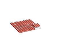 Juego de separadores de cajones LISTA, cubetas, para altura del frente de 50 mm