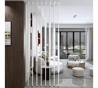 Juego de separadores de habitación ajustables, para restaurantes y cafeterías, separador de espacio de suelo a techo con pies estables, elegante decoración de pared para una gestión eficaz del espacio