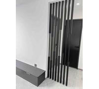 Juego de separadores de habitación, barra separadora ajustable de suelo a techo, 8 postes, longitudes personalizables (hasta 10 pies), ideal para dividir espacios