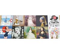 Juego de servilletas con pegamento para decoupage - damas (mujer 1)