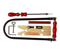 Juego De Sierra De Marquetería Sierra De Taladro Mesa De Sierra Prensa Regalo