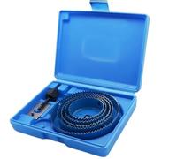 Juego De Sierra Perforadora De 19-127mm, Copa De Sierra, Broca De Corona De Madera For Tablero De Yeso, Tablero De Densidad De Plástico PVC, Herramientas De Carpintería De Metal(Blue 5PCS 64-127mm)