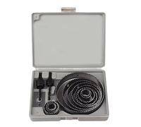 Juego De Sierra Perforadora De 19-127mm, Copa De Sierra, Broca De Corona De Madera For Tablero De Yeso, Tablero De Densidad De Plástico PVC, Herramientas De Carpintería De Metal(Gray 13PCS 19-127mm)