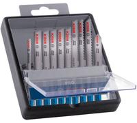 Bosch Pro - Juego de 10 hojas de sierra de calar (10 piezas, para chapa de acero inoxidable, chapa de acero, longitud de 92 mm, sierra de calar profesional)