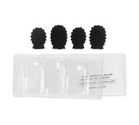 Juego de Silenciador de Baquetas de Silicona, Puntas Silenciosas para Práctica de Percusión, Accesorio para Baquetas con un Tamaño de Cabeza Más Pequeño