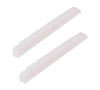 Juego de silletas y tuercas hechas a mano Almohada para cuerdas de ukelele que optimiza la resonancia de las cuerdas Textura de hueso natural para guitarras populares Precisión Tuerca de guitarra