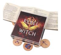 Juego de símbolos de madera tallada a mano, de bruja, piedra, herramienta de meditación, regalo de bruja para mujeres y hombres, juego de símbolos de madera tallados a mano duraderos para con y