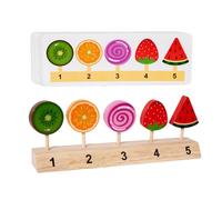 Juego De Simulación De Helados Genérico, Juego De Clasificación De Colores, Juguete De Juego Suave Y Pulido, Puzzle De Aprendizaje Con Patrón De | Madera Pulida Suave Para Aprendizaje Preco