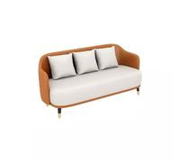 Juego de sofá comercial, asiento de estilo nórdico para oficina de ventas, salón de belleza, vestíbulo de hotel, área de recepción de oficina, incluye mesa y 2 sillas