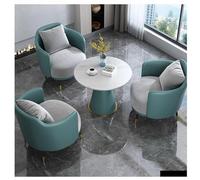 Juego de sofá profundo en forma de U con mesa auxiliar, 1 mesa y 3 sofás, para salón, balcón, patio