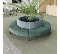 Juego de sofá y mesa de café con taburete redondo irregular para oficina, instituciones de entrenamiento, salas de lectura, sala de biblioteca