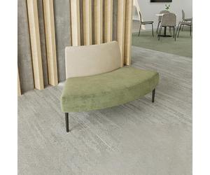 Juego de sofá y mesa de café con taburete redondo irregular para oficina, instituciones de entrenamiento, salas de lectura, sala de biblioteca