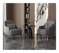 Juego de sofá y silla con mesa auxiliar, asiento moderno para hotel, cafetería, área de recepción, ideal para conversaciones (1+2, N)