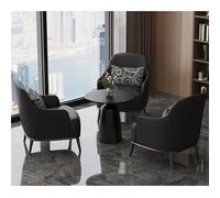 Juego de sofá y silla con mesa auxiliar, asiento moderno para hotel, cafetería, área de recepción, ideal para conversaciones (1+2, N)