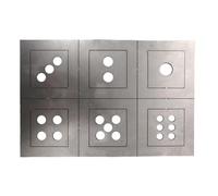 Juego de soldadura de , juego de ejercicios de soldadura para acero dulce, placa de soldadura para practicar | Juego de dados de soldadura de acero con poco carbono para practicar y entrenar para