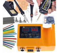 JUEGO DE SOLDADURA DE SOLDADURA 2 EN 1 SOLDADOR DE POTENCIA + GRAPADORA 400X COSAS DE ENERGÍA