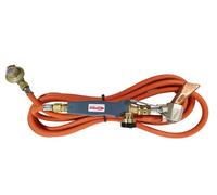 Juego de soldadura para canalones - soldador - Kit de tejado listo para usar - 1 accesorio de soldador con lanza y pieza de soldadura - 1 mango - manguera de 4,75 m - 1 reductor de presión 2 bar - EXPRESS