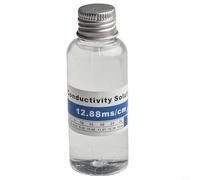 Juego de soluciones de calibración de pH (4,00/7,00/10,01) + ORP 222 mV + conductividad 1413 µS/cm y 12,88 /cm, botellas de 50 ml para medidores de pH, probadores ORP y (12,88 ms/cm)