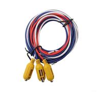 Juego de sonda de sensor de nivel de agua de acero inoxidable 304, tipo de electrodo de 3 piezas con líneas rojas, blancas y azules para controlador de bomba de tanque de caldera