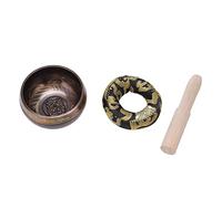 Juego de Sonido de Cuenco Tibetano para Meditación y Yoga, Instrumento Musical de Palo de Madera para Relajación y Reducción del Estrés