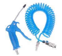 Juego de soplador de aire con combinación neumática, kit de soplado de polvo, tubo de aire de plástico, herramienta portátil para eliminar polvo