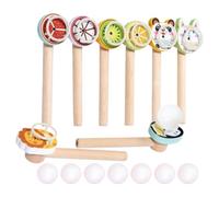 Juego de soplar la bola | 8 piezas juguete sensorial de presupuesto, juego de tubo bolas,para interiores exteriores escuela guardería noches familiares cumpleaños Navidad Año Nuevo