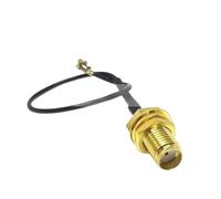 Juego de soporte de antena SMA-KE RF KHD, 5 uds., con enchufe interior y placa de soldadura de tornillo exterior(D-S1-28 SMA 10CM)