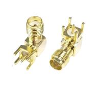 Juego de soporte de antena SMA-KE RF KHD, 5 uds., con enchufe interior y placa de soldadura de tornillo exterior(D-S1-05 14.5x8.5)