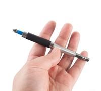 Juego de soporte de brocas adaptador de barra de extensión para taladros eléctricos y destornilladores, guía de tornillo de acero al carbono ajustable de 80 mm/120 mm/140 mm con vástago hexagonal de 1