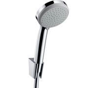 Juego de soporte de ducha Croma 100 Vario de hansgrohe con mangueras de ducha de 160 cm, cromo, 27594000