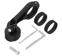 Juego de soporte de extensión 2 en 1 para computadora y cámara de faros delanteros compatible con Garmin Edge, Varia Vue, Varia UT800/iGPSPORT/BlackBird/Magene/XOSS/Rockbros Soporte de manillar para