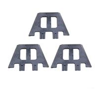 Juego de soporte de timón de tabla de surf de PVC de 3 piezas para una fijación fiable del timón de cola de tabla de surf durante las actividades de surf