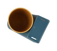Juego de soporte magnético para cepillo de dientes montado en la pared con taza, no requiere taladrar, organizador de baño, diseño que ahorra espacio para pasta de dientes, peines de tóner, cepillo de