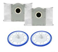 Juego de soporte y almohadilla de repuesto para Ecovacs para Deebot N50 Pro para Omni o N50 para Omni con construcción de plástico resistente y paños de microfibra suaves para garantizar un