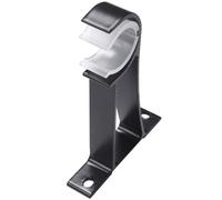 Juego de Soportes de Barra de Cortina de 6 Piezas, Ganchos de Barra de Cortina PequeñOs de un Solo Orificio para Pared, Barras de Cortinas de Cortina